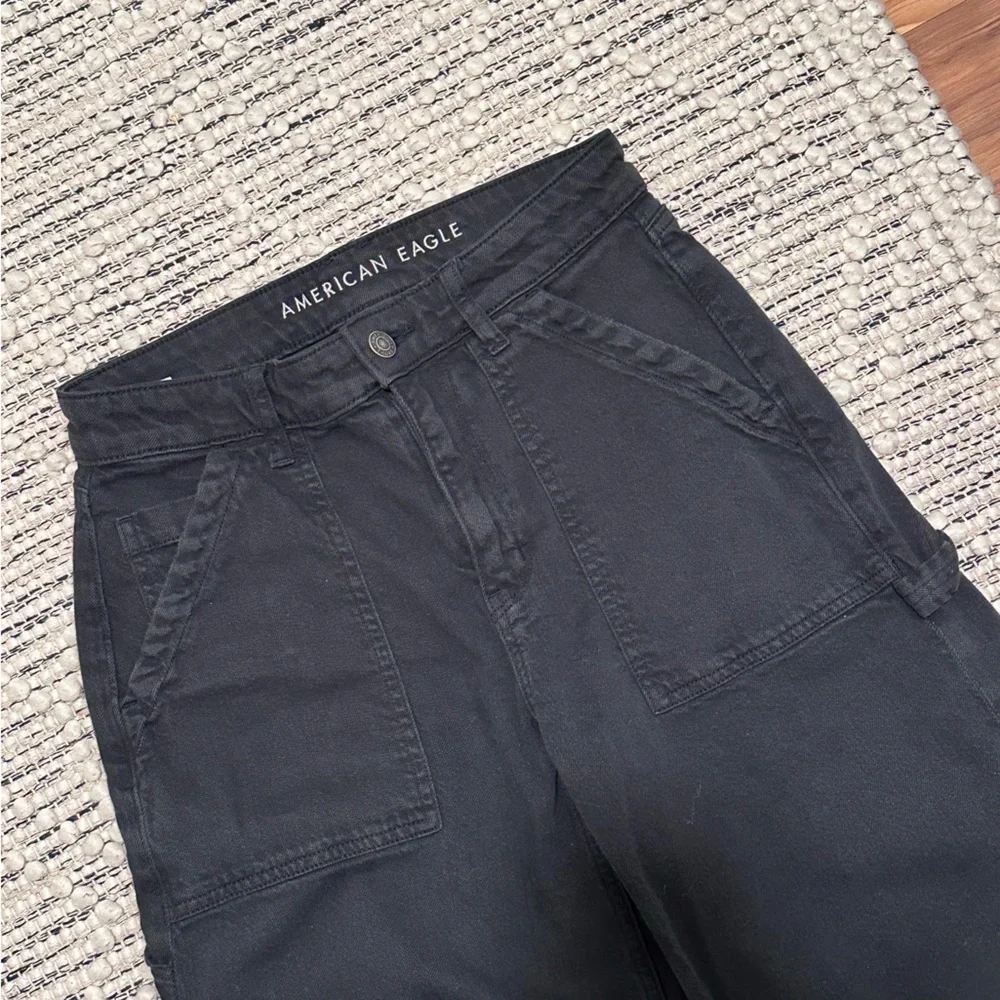 American Eagle Super High Rise Baggy Wide Leg size 2 - Picture 3 of 9
